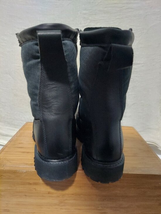 Vibram Rubber‑Bottom Firefighter Boots – 7.5